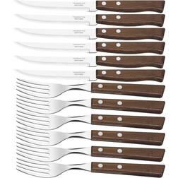 Tramontina Churrasco Flatware Barbecue Juego de cubiertos 35.5cm 12pcs