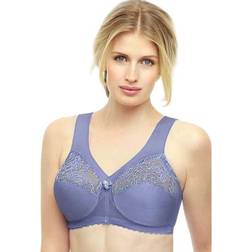 Glamorise Full Figure Support Bra - Blue