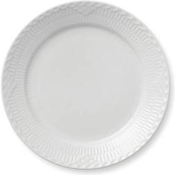 Royal Copenhagen Vit Halvblonde Flad tallerken 25cm