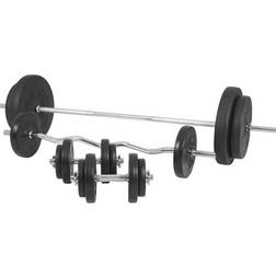 Gorilla Sports Halterset 100 kg Kunststof
