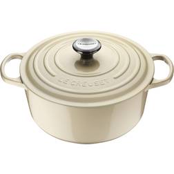 Le Creuset Creme Signature Round avec couvercle 3.3 L 22 cm