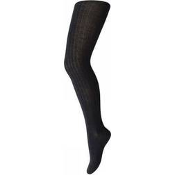 mp Denmark Wool Rib Tights - Dark Gray Melange (128-497)