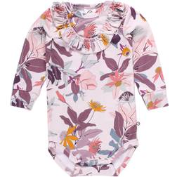 Müsli Dahlia Blomster Print Long Sleeve Body - Marble (1582040800_014390304)