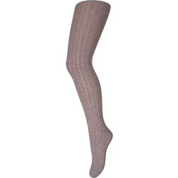 mp Denmark Cotton Rib Tights - Light Brown (130-489)