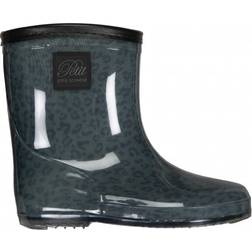 Petit by Sofie Schnoor Rubber Boot Baby Leopard - Blue Unisex