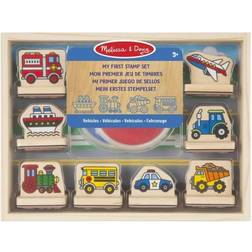 Melissa & Doug My First Wooden Stamp Vehicles Set