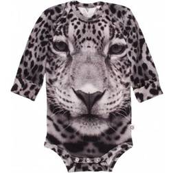 Müsli Leopard Long Sleeve Body - Pale Grey Melange (1582022200)