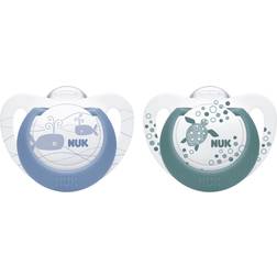 Nuk Genius Napp 0-6m 2-pack