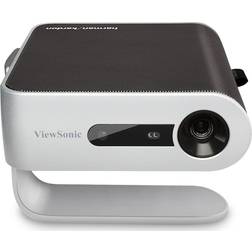 Viewsonic M1+ Portable LED Projector 250 With Harman Kardon Bluetooth Speakers USB C Wi-Fi