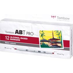 Tombow ABT PRO Basic Colors 12-pack