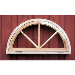 Crescent C005-S Trä Fast fönster 3-glasfönster 88x49cm