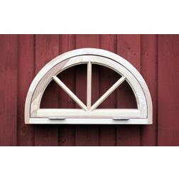 Crescent C005-L Trä Fast fönster 3-glasfönster 68x39cm