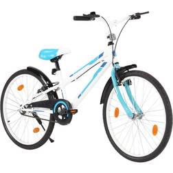 vidaXL Childrens Bicycle 24" Blue And White