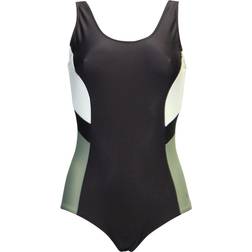 Lykke R Swimsuit - Black/Green/White