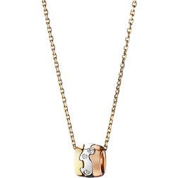 Georg Jensen Fusion Necklace - Gold/White Gold/Rose Gold/Diamonds