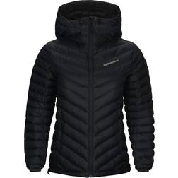 Peak Performance Frost Down Hood Jacket Black Female