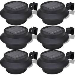 vidaXL Fence Wall light ∅ 12cm 6pcs