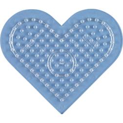 Hama Beads Midi Pearl Plate Heart 381336