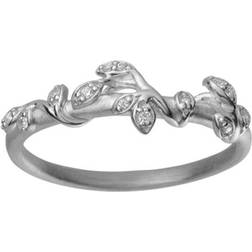 ByBiehl Jungle Ivy Sparkle Ring - Silver/Transparent