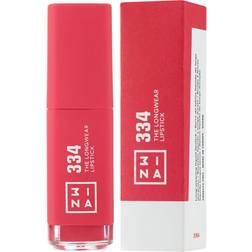 3ina The Longwear Lipstick rouge à lèvres liquide longue tenue teinte 334 Vivid pink 6 ml