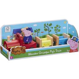 Character Peppa Pig Wooden Grandpa Pigs Train