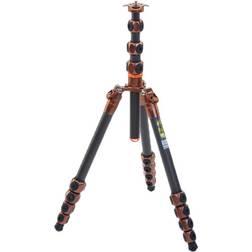 3 Legged Thing Legends Bucky 5-Section Carbon Fiber Travel Tripod, Bronze