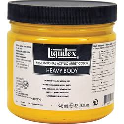 Liquitex Professional Heavy Body Acrylic Paint Cadmium Yellow Medium Hue 946ml