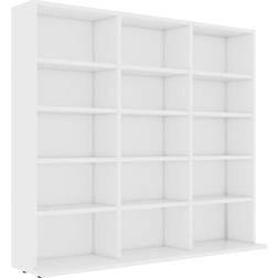vidaXL CD Cabinet Bokhylla 89.4cm