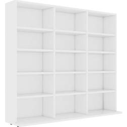 vidaXL CD Cabinet Book Shelf 89.4cm