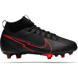 Nike Mercurial Superfly 7 Academy MG GS - Black/Dark Smoke Grey/Black