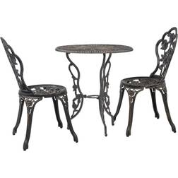 vidaXL 47858 Caféset, 1 Bord inkl. 2 Stolar