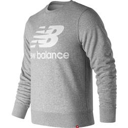 New Balance Essentials Stacked Logo Crew Sweatshirt - Athletic Grey