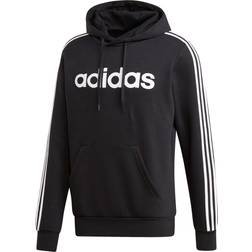 Adidas Essentials 3-Stripes Pullover Hoodie Men - Black/White