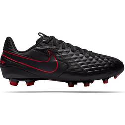 Nike Jr. Tiempo Legend 8 Academy MG - Black/Chile Red/Dark Smoke Grey