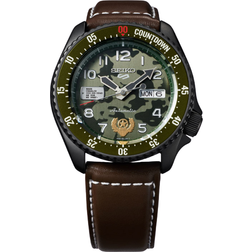 Seiko 5 Sports Street Fighter Guile Limited Edition Automatic SRPF21 SRPF21K1 SRPF21K 100M Watch