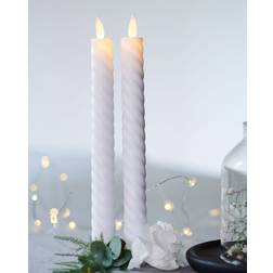 Sirius Sara Tall Wave LED Candle 25cm 2pcs