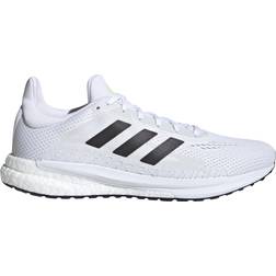 adidas SolarGlide 3 M - Cloud White/Core Black/Signal Green