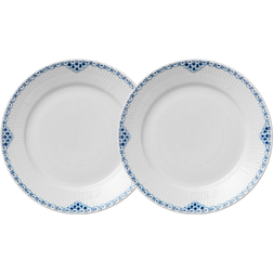 Royal Copenhagen Prinsesse Flat tallrik 22cm 2st