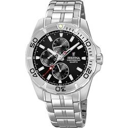 Festina Hombre F20445/3 Negro Plateado Silver