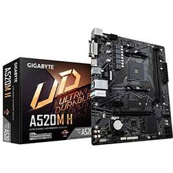 Gigabyte A520M H 1.0 Carte Mère - Audio HD (8 Canaux)