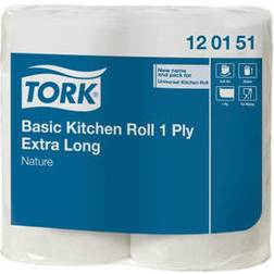 Tork Basic Kitchen Roll 1 Ply Extra Long 696-pack