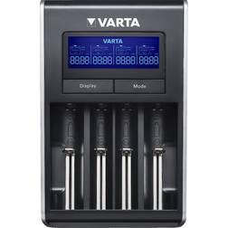 Varta Chargeur dual tech lcd pour batteries li-ion et ni-mh sans piles 100/240v