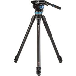 Benro A373F 3-Section Aluminum Single Tube Video Tripod with S8PRO Video Head