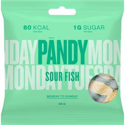 Pandy Sour Fish Candy 50g 1Pack