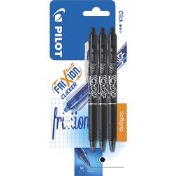 Pilot Frixion Clicker Black Set 0.7mm 3-pack