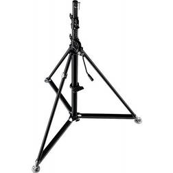 Manfrotto Pied Wind Up, colonne à crémaillère, acier coloris noir