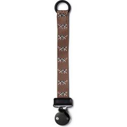 Elodie Details Pacifier Clip White Tiger