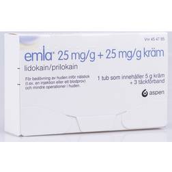 Emla 25mg/g + 25mg/g 5g Kräm