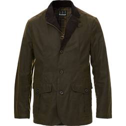 Barbour Lutz Wax Jacket - Olive