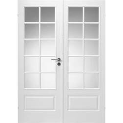 Swedoor Compact SP10 Double Door Inderdør Klart glas S 0502-Y (80x210cm)